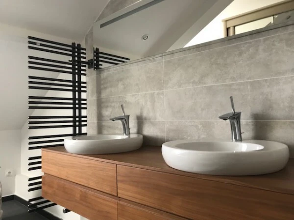 Agencement salle de bain à Orgeval